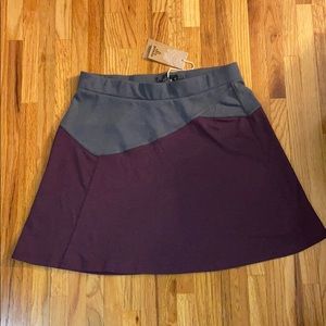 NWT Prana Black Plum Livia Skirt, Size Small
